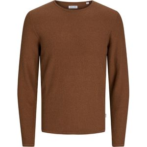 Pullover - Mocha Bisque - Tricot-Look - Zonder Capuchon