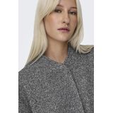 Only - Onlgaia Boucle Bomber - Jas - Donkergrijs Melange - Dames