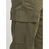 Cargobroek - Katoen - Relaxed Fit - Middenhoge Taille - Touwtjes Onderkant