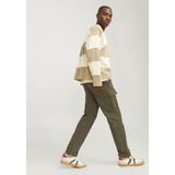 Cargobroek - Katoen - Relaxed Fit - Middenhoge Taille - Touwtjes Onderkant