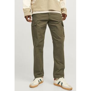 Cargobroek - Gebreide Stof - Relaxed Fit - Middenhoge Taille - Katoen