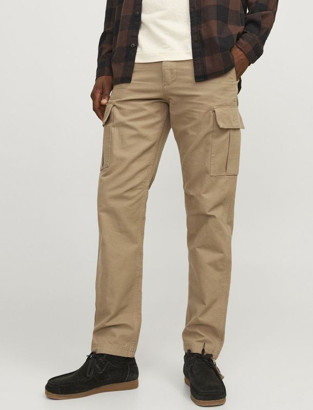 Cargobroek - Relaxed Fit - Katoen - Middenhoge Taille - Loose Fit