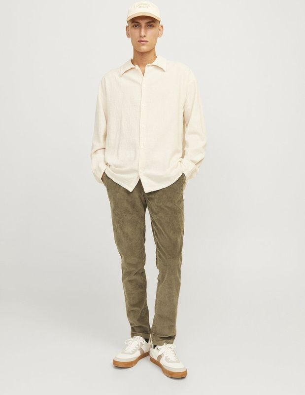 Jack & Jones - Marco - Slim Fit Broek - Ribcordlook