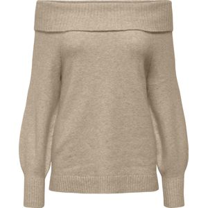 Gebreide Pullover - Off-Shoulder - Lange Mouwen - Regular Fit