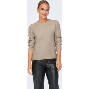 Only Onljeanett Life Rib o-Neck Cc Knt Dames Trui