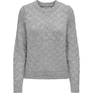 Gebreide Trui - Ronde Hals - Lange Mouwen - Glitterdetail - 63% Acryl