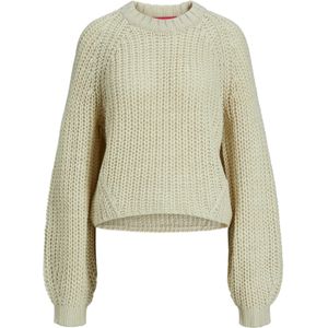 JJXX Trui Jxkelly Chunky Crew Neck Knit Sn 12255364 Bone White Dames