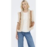 Onlcille - Gilet - Imitatiesuède - Hoge Hals - Mouwloos - Polyester Voering