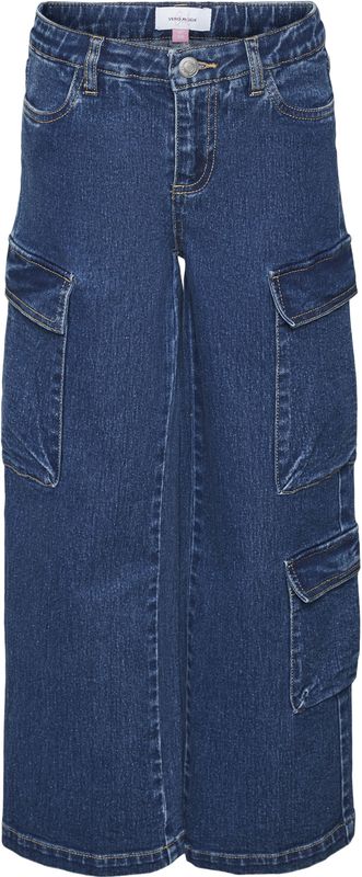 Vero Moda Girl Jeans - Lading - VmDaisy - Medium+ Blue Denim - Vero Moda Girl - 10 jaar (140) - Jeans