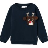NAME IT NMMRSANTA NREG SWEAT BRU BOX - Jongens Trui - Sweatshirt