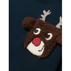 NAME IT NMMRSANTA NREG SWEAT BRU BOX - Jongens Trui - Sweatshirt