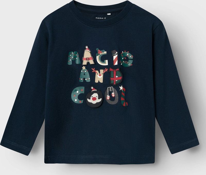 Name it - Nmmrcandy Nreg Ls Top Box - Jongens - Blouses