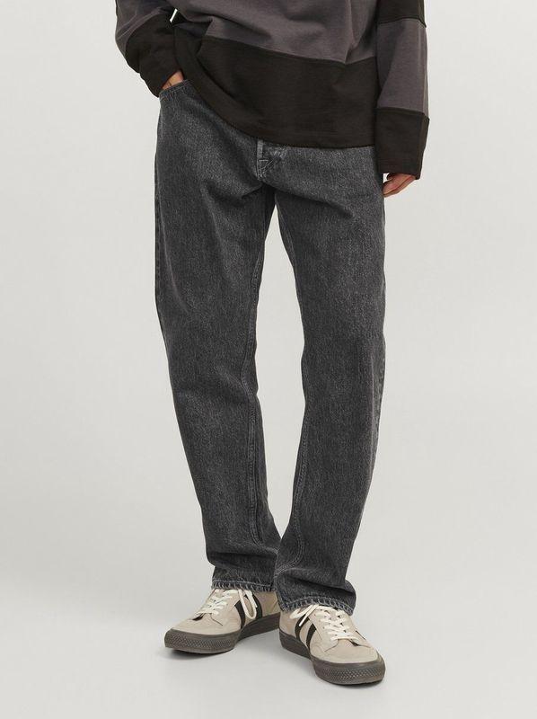 JACK & JONES - JJIALEX JJORIGINAL SBD - Baggy Broek - Black Denim