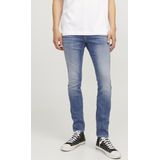 Fox - Slim Fit Jeans - Blauw - Denim - Vervaagde Look