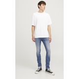 Fox - Slim Fit Jeans - Blauw - Denim - Vervaagde Look