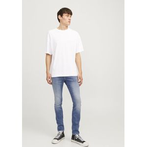Fox - Slim Fit Jeans - Blauw - Denim - Vervaagde Look