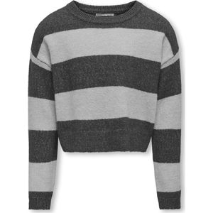 ONLY kids meisjes trui TALIO Dark Grey Melange LGM Regular Fit