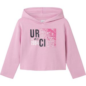 Name it - Nkfviala Ls Short Boxy Sweat Wh Bru - Meisjes - Sweaters