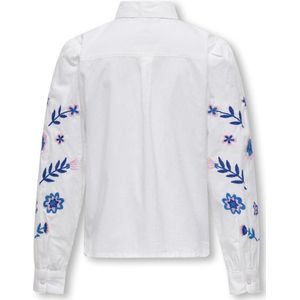 Kids Only - Blouse Zora - Bright White/Bonbon