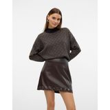 Vero Moda - Vmaria Art Batwing Highneck Pullover Ga - Dames - Gebreide Truien