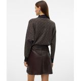 Vero Moda - Vmaria Art Batwing Highneck Pullover Ga - Dames - Gebreide Truien
