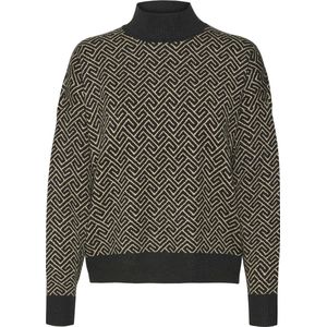 Vero Moda - Vmaria Art Batwing Highneck Pullover Ga - Dames - Gebreide Truien