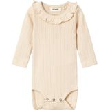 Needle Drop - Romper - Roze - Katoen - Lange Mouwen