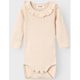 Needle Drop - Romper - Roze - Katoen - Lange Mouwen