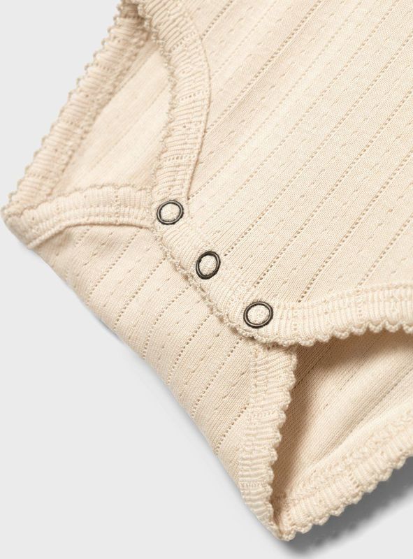 Needle Drop - Romper - Roze - Katoen - Lange Mouwen