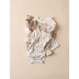 Body - Rood - Katoen - Lange Mouwen - Ruches