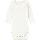 Body - Rood - Katoen - Lange Mouwen - Ruches