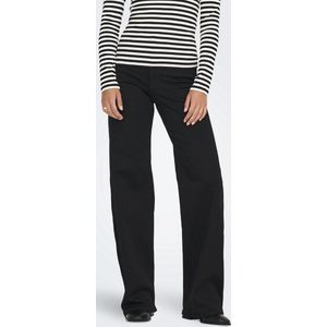 Only Jeans Onlmadison Blush Hw Wide Dnm Soo796 15301338 Black Denim Dames