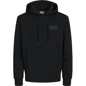 Jack & Jones - Corp Logo Hoodie - Geborstelde Stof - Zachte Binnenkant