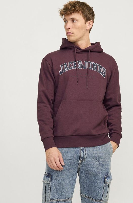 Jack&jones - Jjecaleb Varsity Sweat Hood Noos - Heren - Sweaters