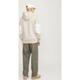 Hoodie - Grijs - Katoen/Polyester - Ruime Pasvorm