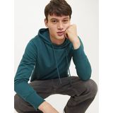 Sweater - Hoodie - Zwart - Katoen/Polyester - Standaard Fit