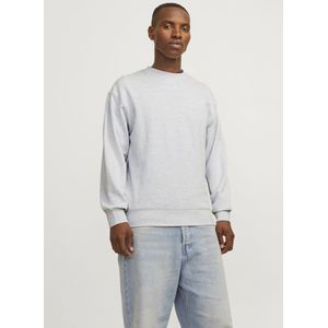 Hoodie - White Melange - Met Ribboorden