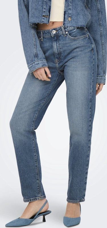Only - Onlemily Hw Straight Ank Dnm Azg611 - Dames - Jeans