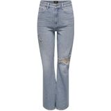 ONLCAMILLE - DNM DCC04 - Jeans - Light Medium Blauw - Hoge Taille, Wijde Pijpen