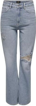 ONLCAMILLE - DNM DCC04 - Jeans - Light Medium Blauw - Hoge Taille, Wijde Pijpen