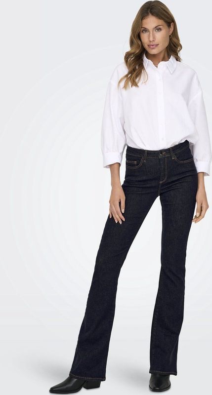 Only - Stayblue - Mid-rise Boot-cut Jeans - Blauw