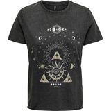 Onllucy - T-shirt - Zwart - Katoen - Korte Mouwen