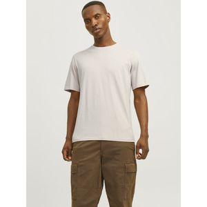 JACK & JONES - T-shirt - Creme - 100% Katoen - Korte Mouwen