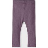 Basic - Rib Legging - Legging - Zwart - Biologisch Katoen