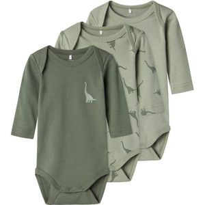 Body - Verticaal Gestreept - Ribgebreide Stof - 3-Pack