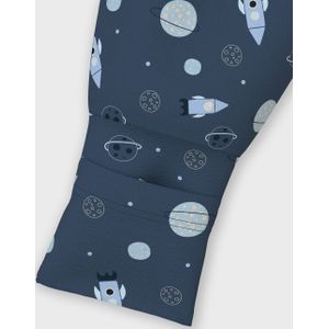 Name It Schlafanzug »NBMNIGHTSUIT 2P ZIP FF DARK SPACE NOOS«, (Packung, 2 tlg.)