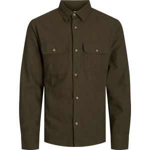 Jack & Jones - Darren Flannel Overshirt - Groen - Katoen