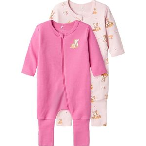 Name It - Rose Deer - Pyjama - Roze - 2 Eenheden - Biologisch Katoen