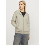 JACK & JONES Jxabbie Rlx Ls Every Hoodie - Lichtbeige - 1 stuk