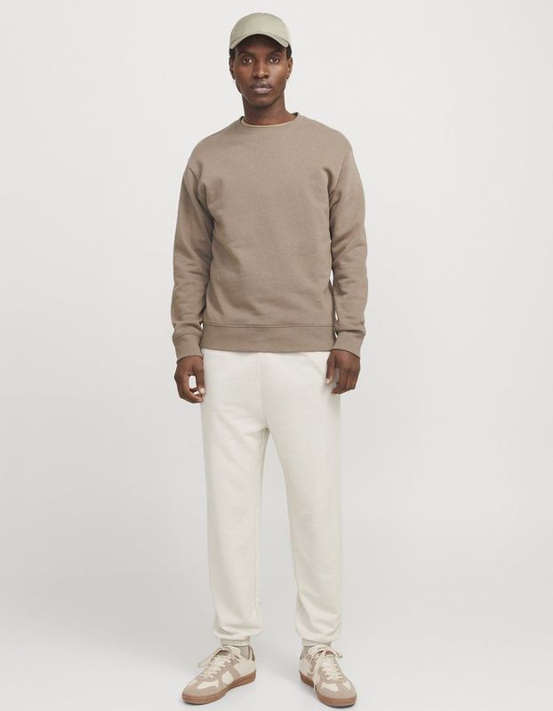 Jack & Jones - JPSTGORDON JJCHARGE SWEAT PANTS - Moonbeam - Katoen